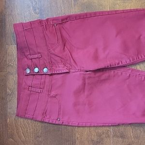 Refuge Skinny Burgundy Jeggings